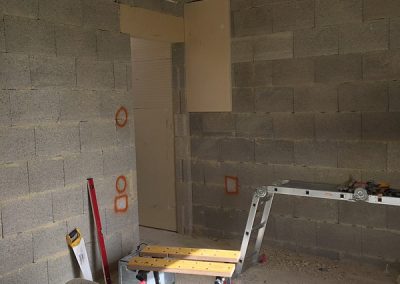 1st solitary panel in the master bedroom