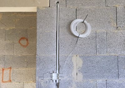 Bathroom light switch - through the wall