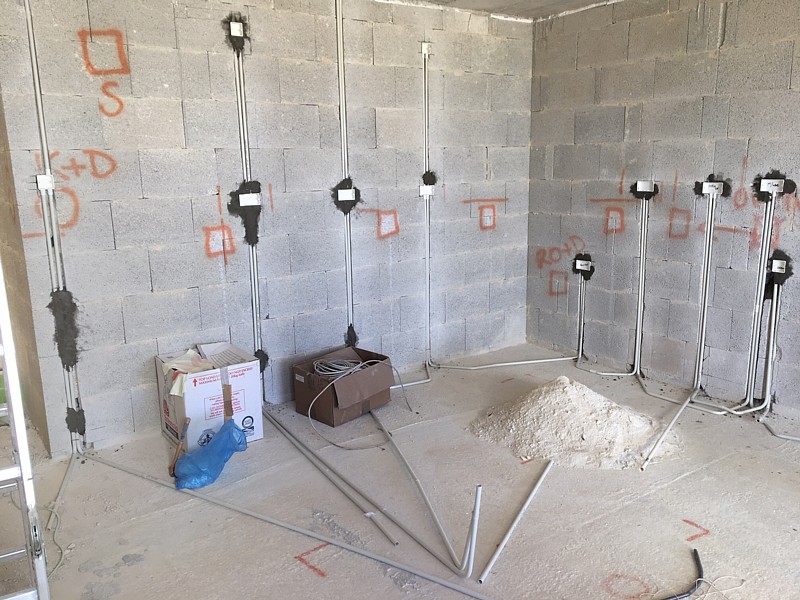 Completed kitchen area