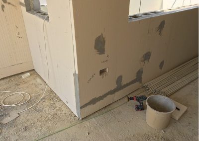 1st socket hole cut today
