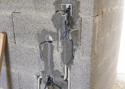 bedside and main switch in a bedroom