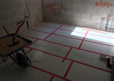 3rd Bedroom/Studio Room floor insulated