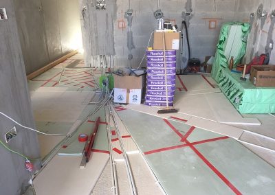 Kitchen area floor complete