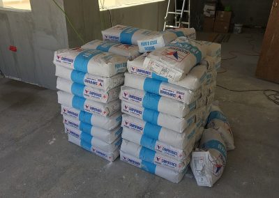 The plaster delivered - another gym workout!