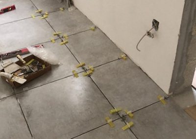 Guest bedroom tiling almost complete