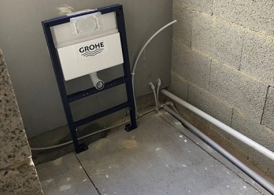 Sizing up a toilet cistern for a hung toilet