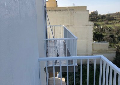 The rear balcony (from next door)