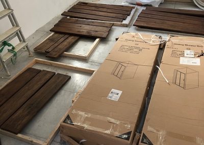 Treated wood brought back to life