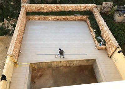 Pool area almost done