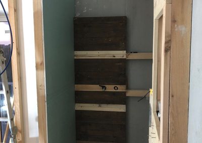 Main bedroom shower (will all be tiled)