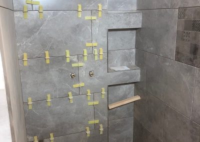 Shower cubicle now complete