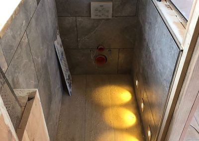 Main bedroom en-suite floor level lighting