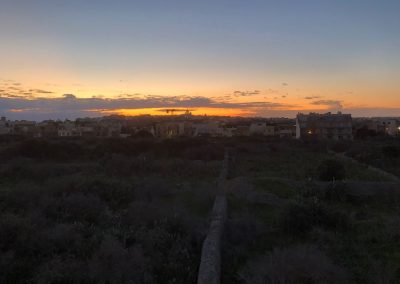 Sunset on Wednesday