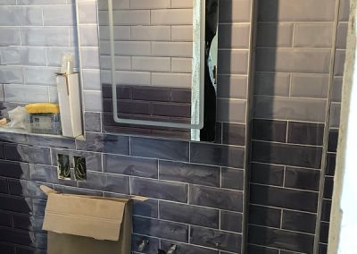 Grouting well underway