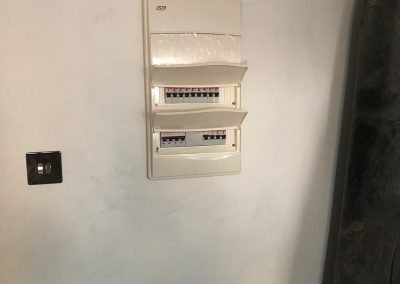 Consumer unit now complete