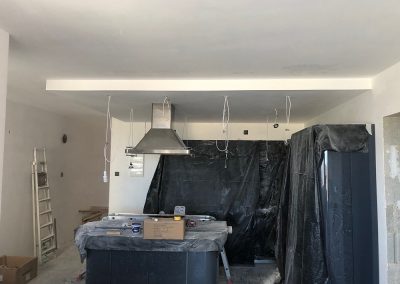 Kitchen dropped ceiling now finished
