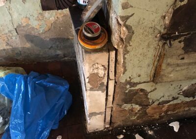 Chimney corner before